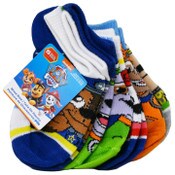 Wholesale - 5pk PAW PATROL PAWSOME NS SOCKS SIZE 4-6, UPC: 193159212568